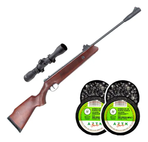 [KT.2066_55.6032432.02.DPX_55] Beeman Rifle Jackal 2066 + Mira 4x32 + Diabolos Aztk 240 Pzs