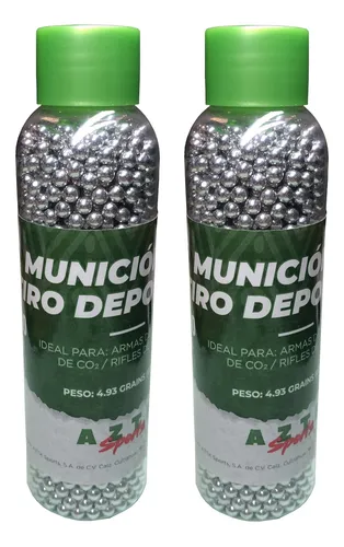 2-pack Balines Munición Acero Aztk 4.5mm 2 X 1,500pzs