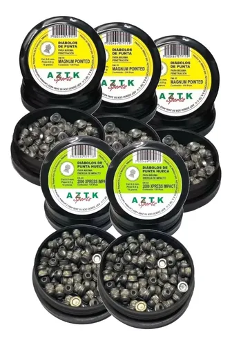 Diábolos Aztk 5-pack Magnum Punta/xpress Impact 600 Pzs