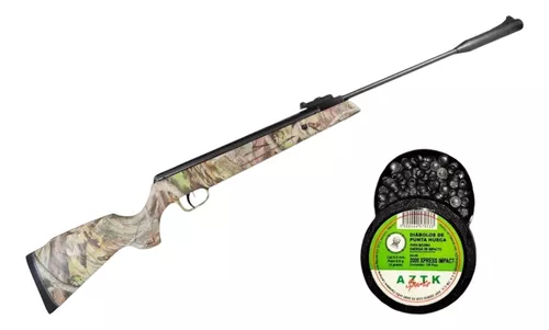 Rifle Aztk Magnum Camu Nitro Piston + 120 Diabolos 5.5