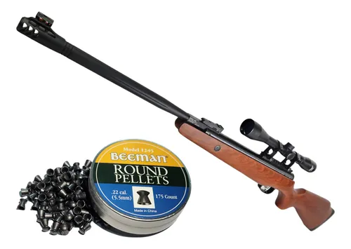 Rifle Beeman Model 1052 5.5mm + Diabolos Beeman + Mira