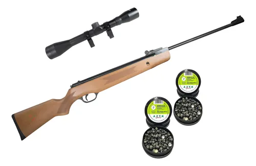 Rifle Aztk Jaguar 5.5mm 850 Fps + Mira + Diabolos