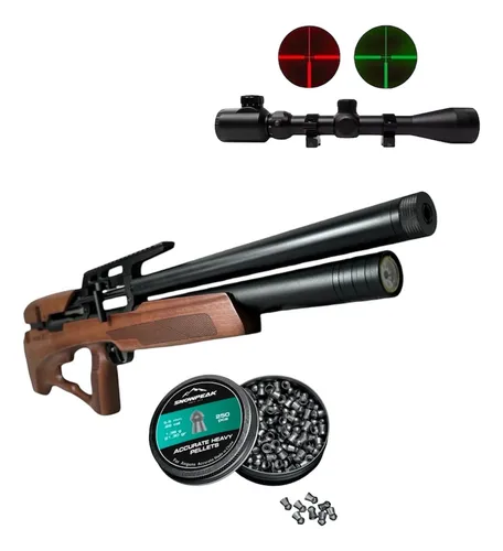 Rifle Pcp Aztk Megalodon 5.5 Altaprecisión + Diabolos + Mira