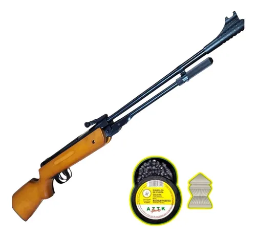 Rifle Mapache Aztk 5.5mm 600 Fps + Diabolos