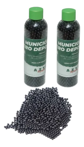 Balines Munición De Acero Negra 4.5mm 3000 Pzs Premium