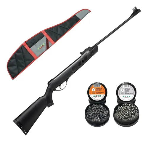 Aztk Colibrí Rifle 4.5 550 Ft/s Monotiro + Diabolos + Funda