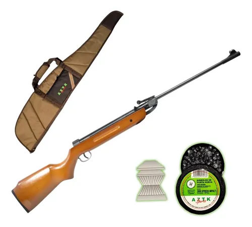 Rifle Mapache Aztk 5.5mm 600 Fps + Diabolos + Funda