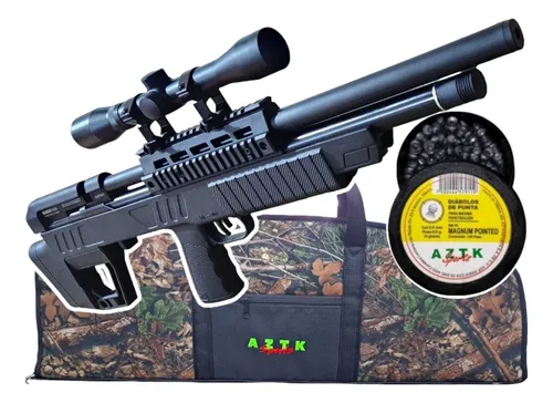 Rifle Pcp Commodore (under Lever Poli) + Funda + Diabolos