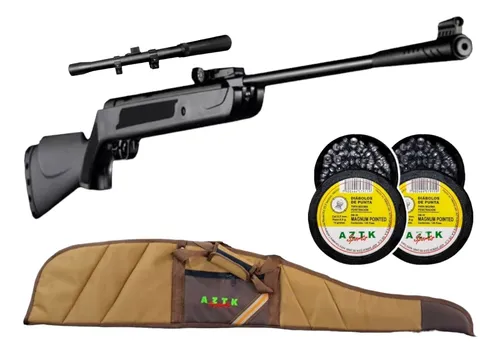 Rifle Aztk Zorro 5.5 + Funda Orig + Mira 4x20 + 240 Diabolo