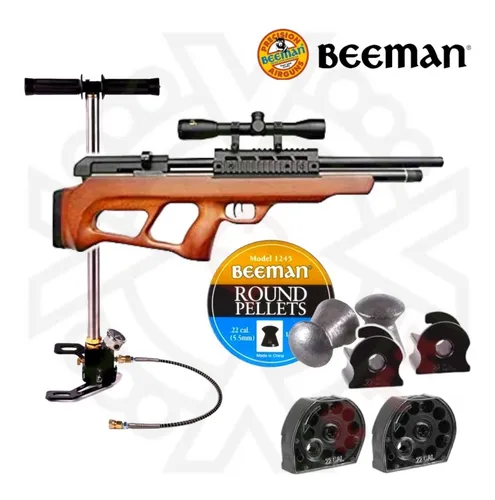 Diabolos Beeman 175 Pz + Rifle Pcp Under Lever + Mira 4x32