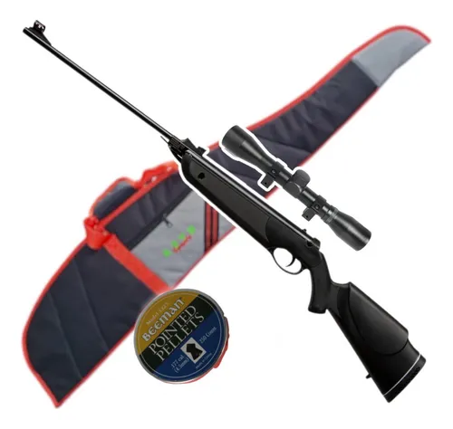 Kit Rifle Marksman 2063 4.5mm + 4x32 + Diabolos Y Funda Aztk