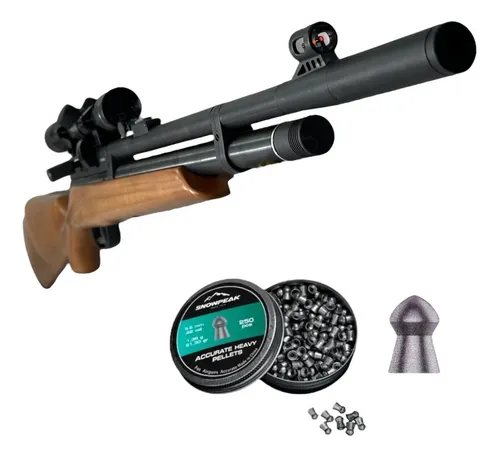 Rifle Pcp Beeman 5.5 Raider 900 Ft/s Multitiro + Diabolos