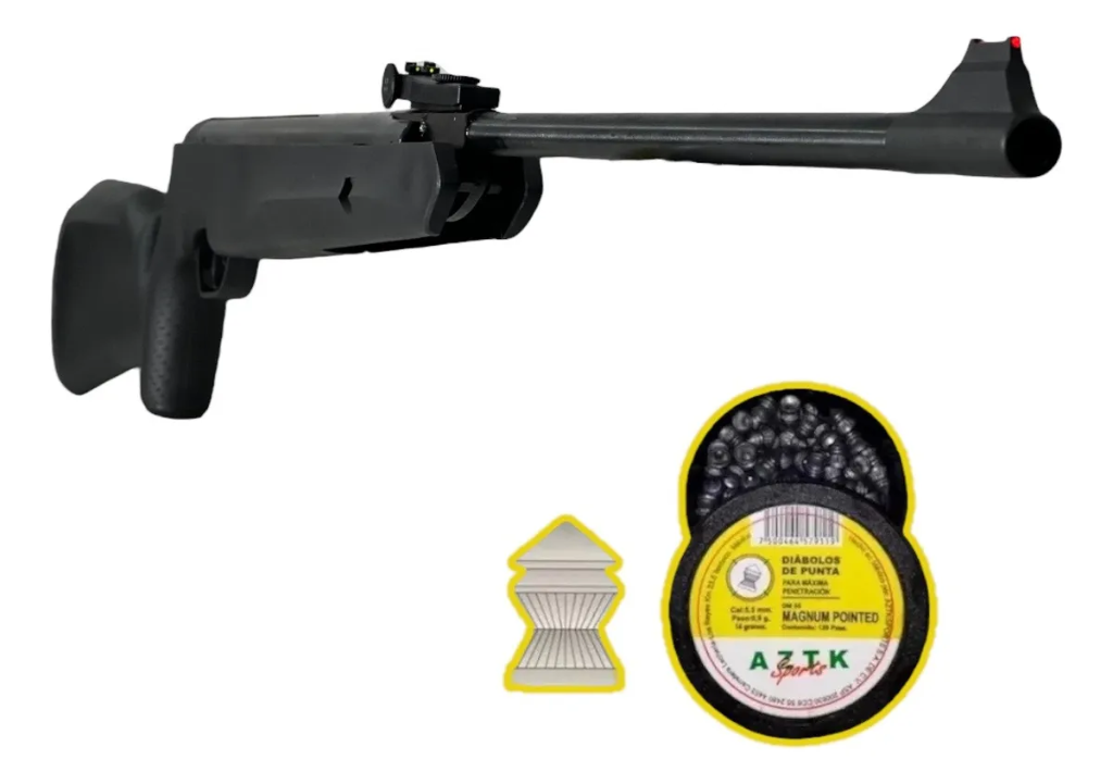 Carabina Rifle Aztk Toro 5.5mm Diabolos