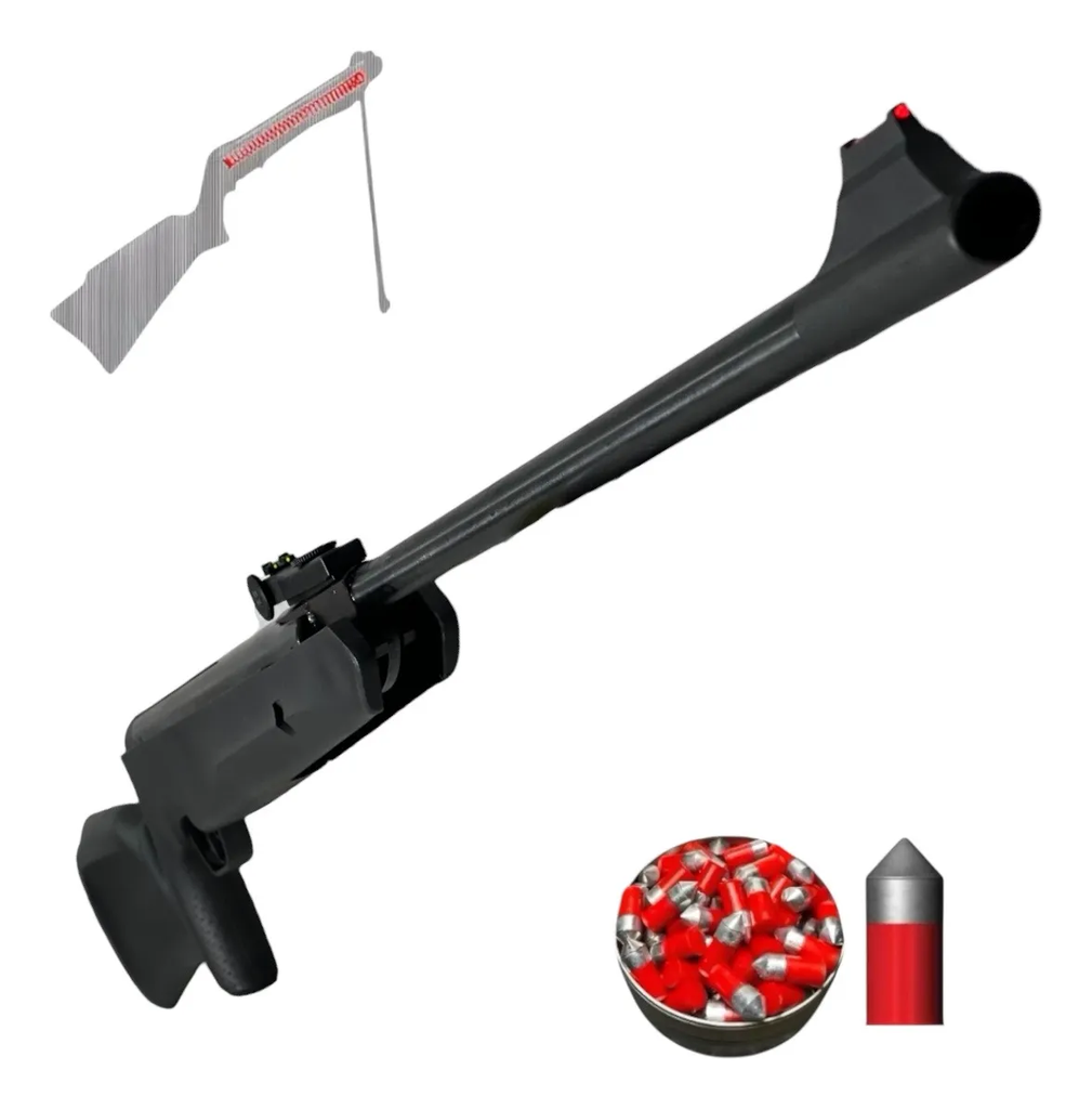 Rifle Carabina Resorte 5.5mm Aztk Toro + Diabolos