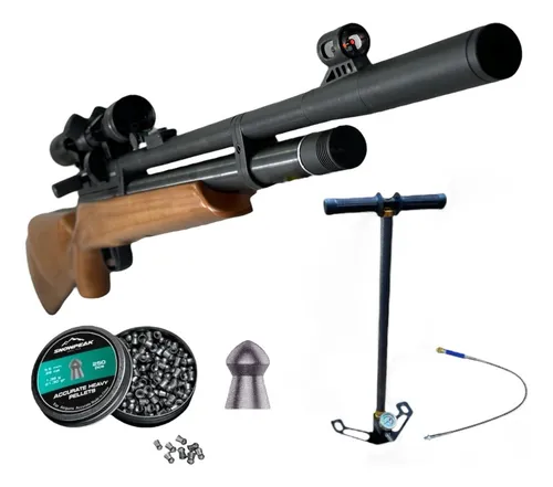 Rifle Pcp Beeman 5.5 Raider 900 Ft/s Multitiro + Diabolos