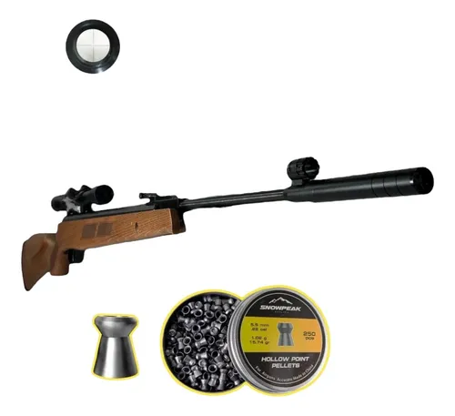 Rifle Aztk Nitro Piston Magnum Classic + Diabolos 5.5 + Mira