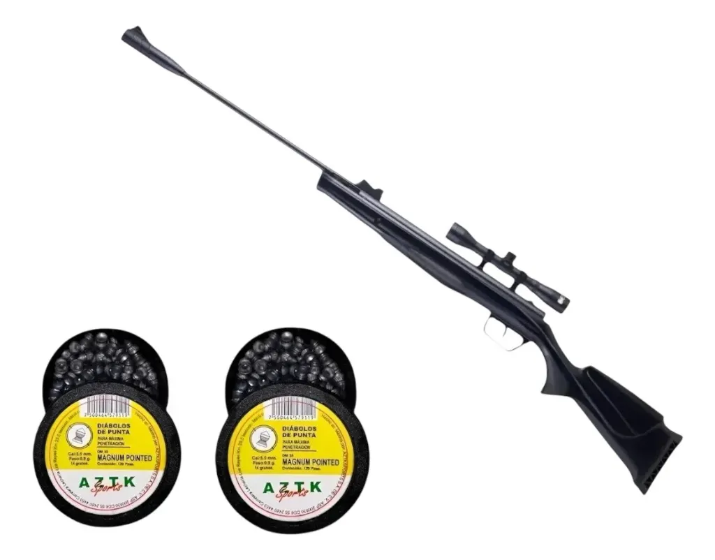 Diabolos 5.5 Magnum 240 Pzs + Rifle Beeman Mantis 4x32 Nitro