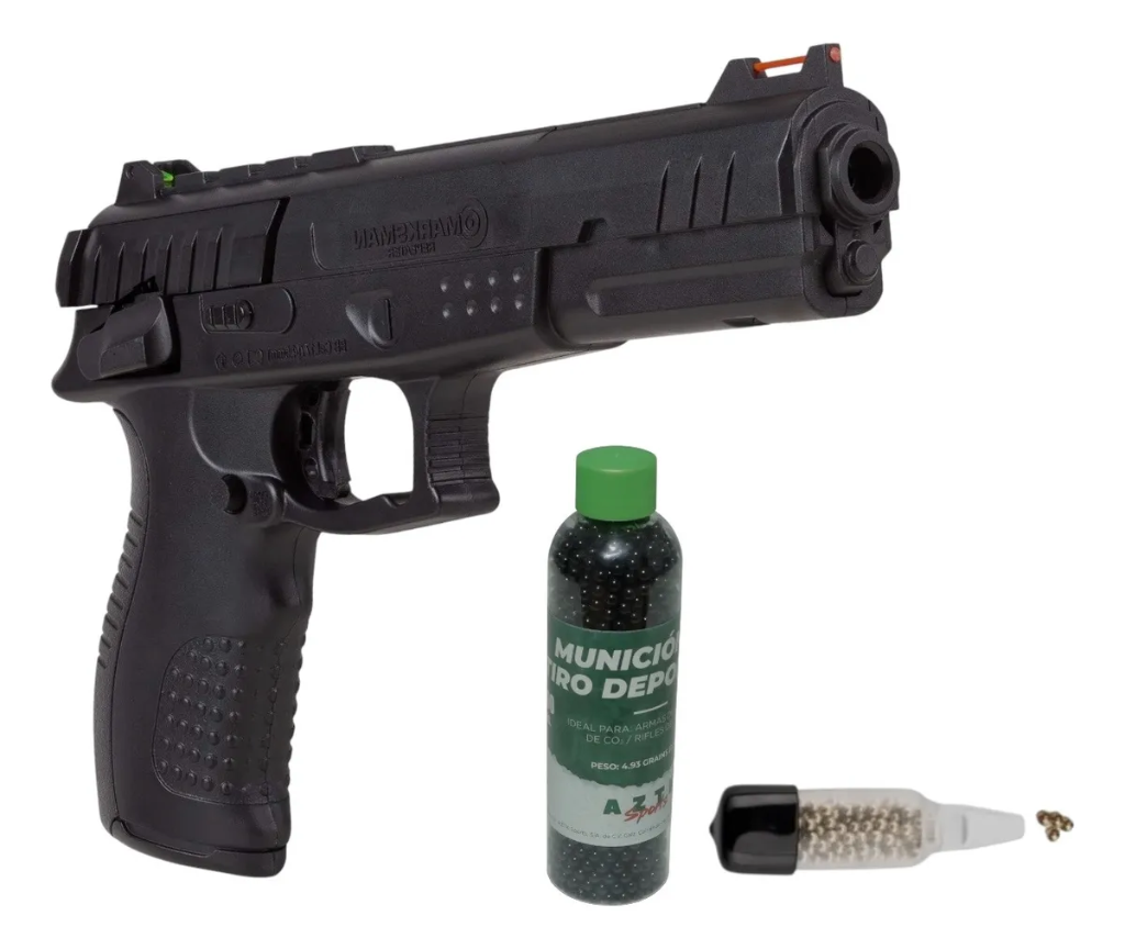 Pistola Marksman 1018 Resorte Deportiva 4.5 Balines De Acero