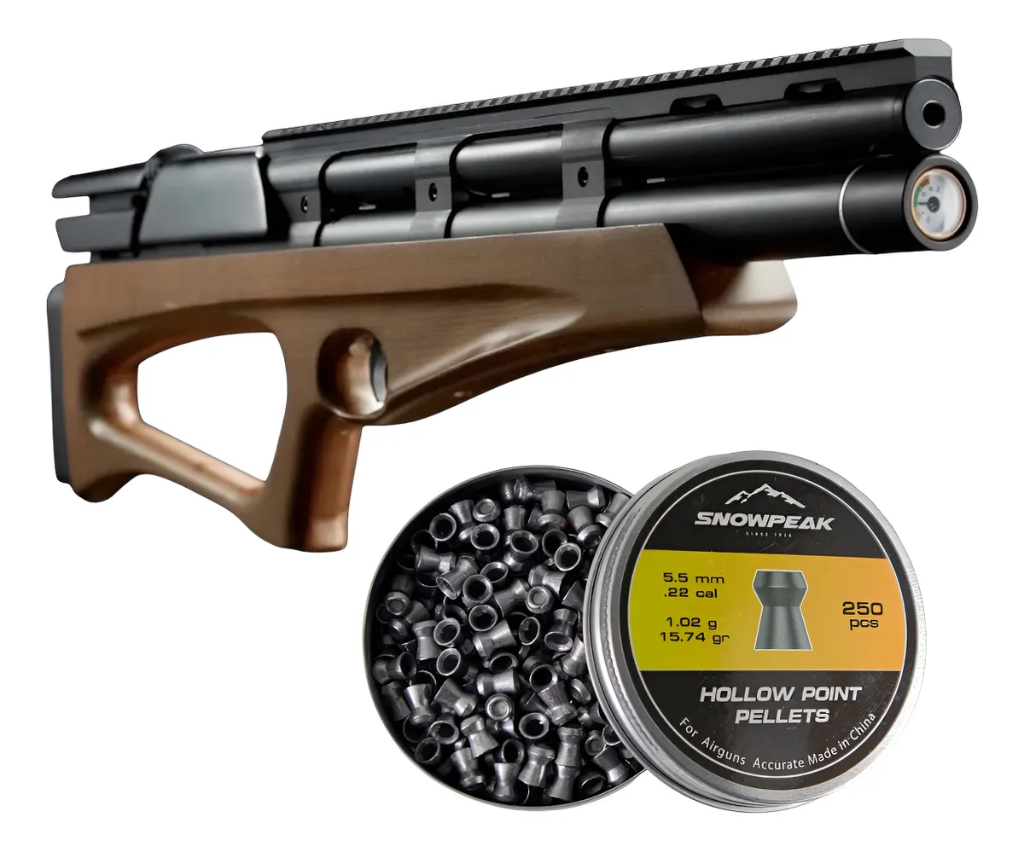 Rifle Pcp M40 Snowpeak/aztk 5.5 Semiautomatico + Diabolos