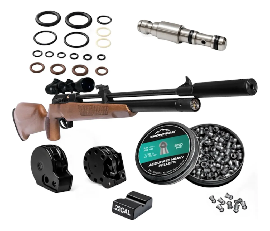 [KT.PR900WGEN3_55.LS11401.AHP213_55] Rifle Pcp Aztk V-raptor Gen3 Cal 5.5 + Diabolos + Mira
