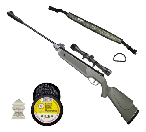 Rifle Marksman 2063 Plus 5.5 + Mira + Diabolos + Porta Fusil