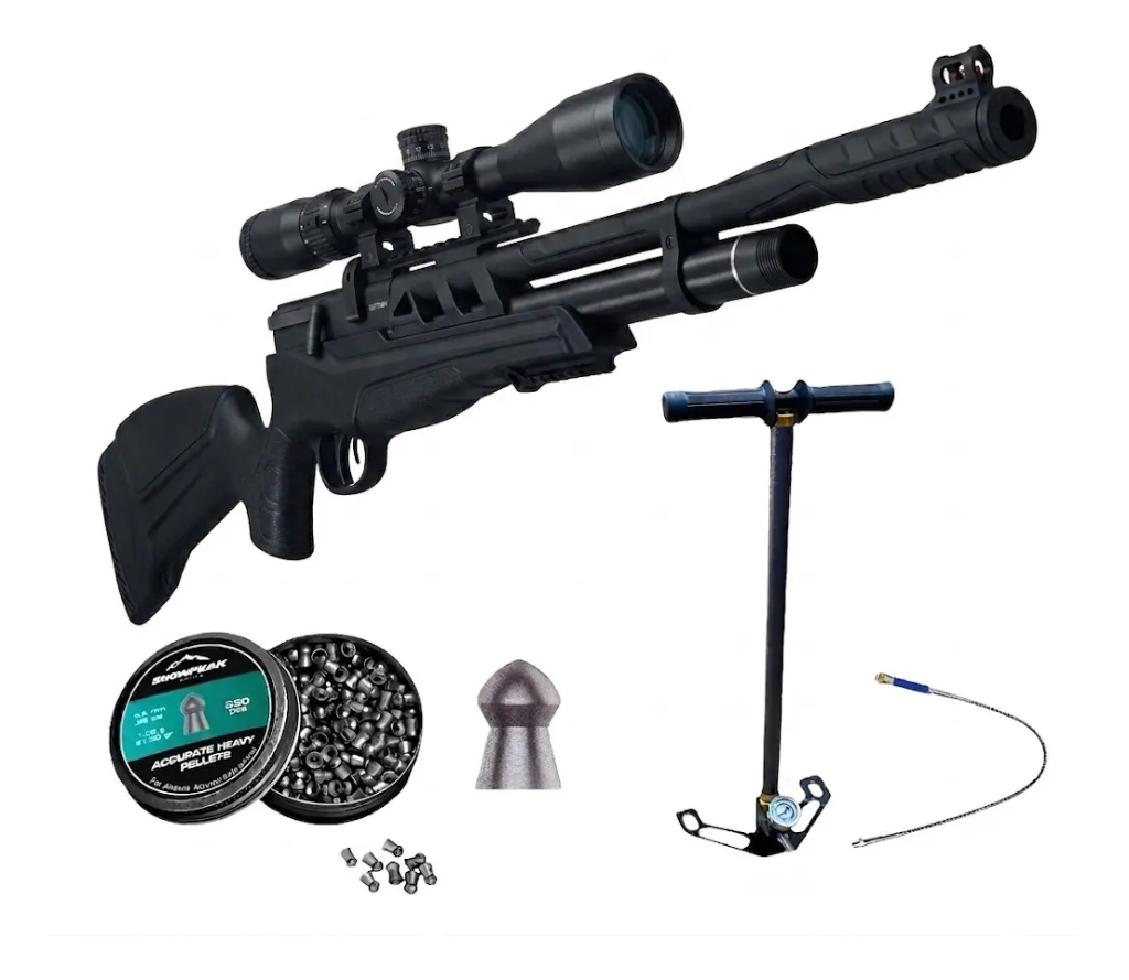 [KT.1320_55.ZY0013SS.6032432.HPP1574_55] Rifle Pcp Beeman 5.5 Raider Polimero 900 + Diabolos + Bomba
