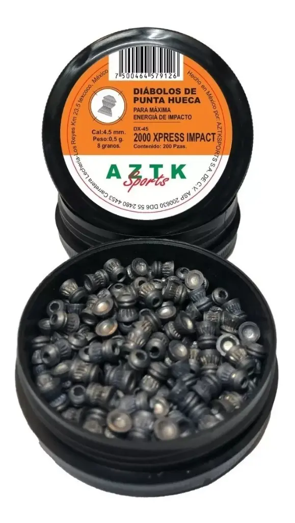[FG1AZ.DPX.45] AZTK Diábolo Express 4.5 mm XPRESS IMPACT Estuche 120 piezas