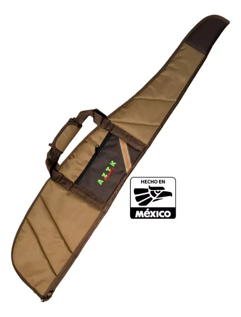 [FG1AZ.FER001K] AZTK Funda Rifle KAKI / café oscuro Estándar de 116 cm