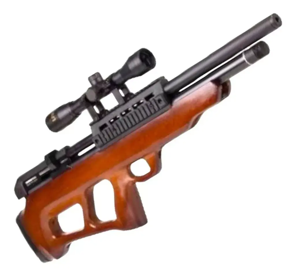 Beeman Rifle PCP 5.5 mm UNDER LEVER REGULADO (Wood stock) Mira 4X32