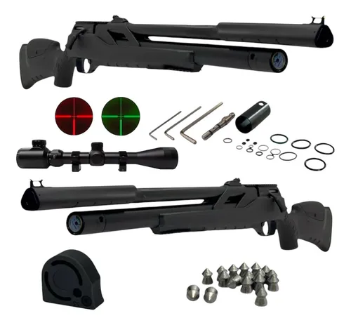 Rifle Pcp Aztk T-rex 5.5mm Regulado + Mira + Diabolos | AZTK Sports ...
