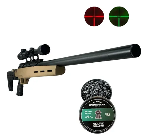 Rifle Pcp Aztk Cyborgh-max Regulado 5.5 + Mira + Diabolos | AZTK Sports ...