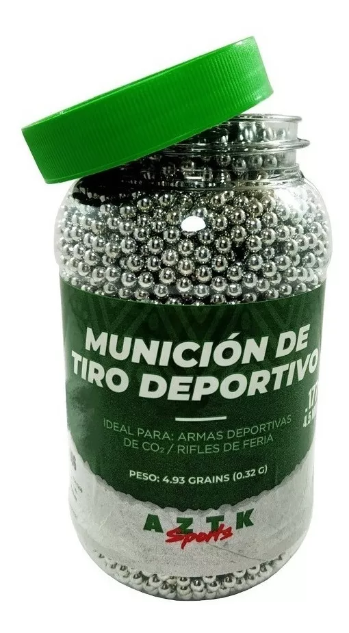 AZTK Munición Plateada - Premium 4.5 mm Envase 6000 pzas | AZTK Sports ...